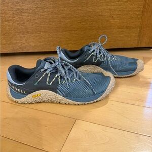 Merrell Teal and Gray Trail Shoes